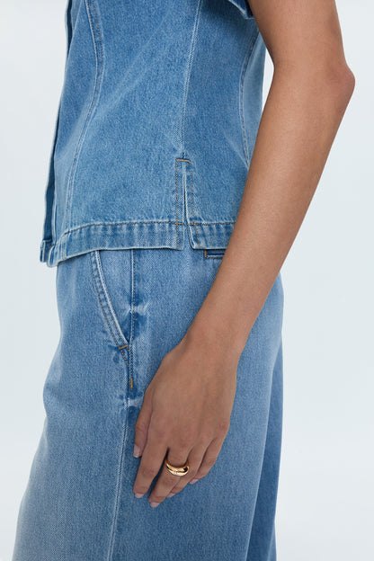Cyndi Denim Shirt - Palo Alto