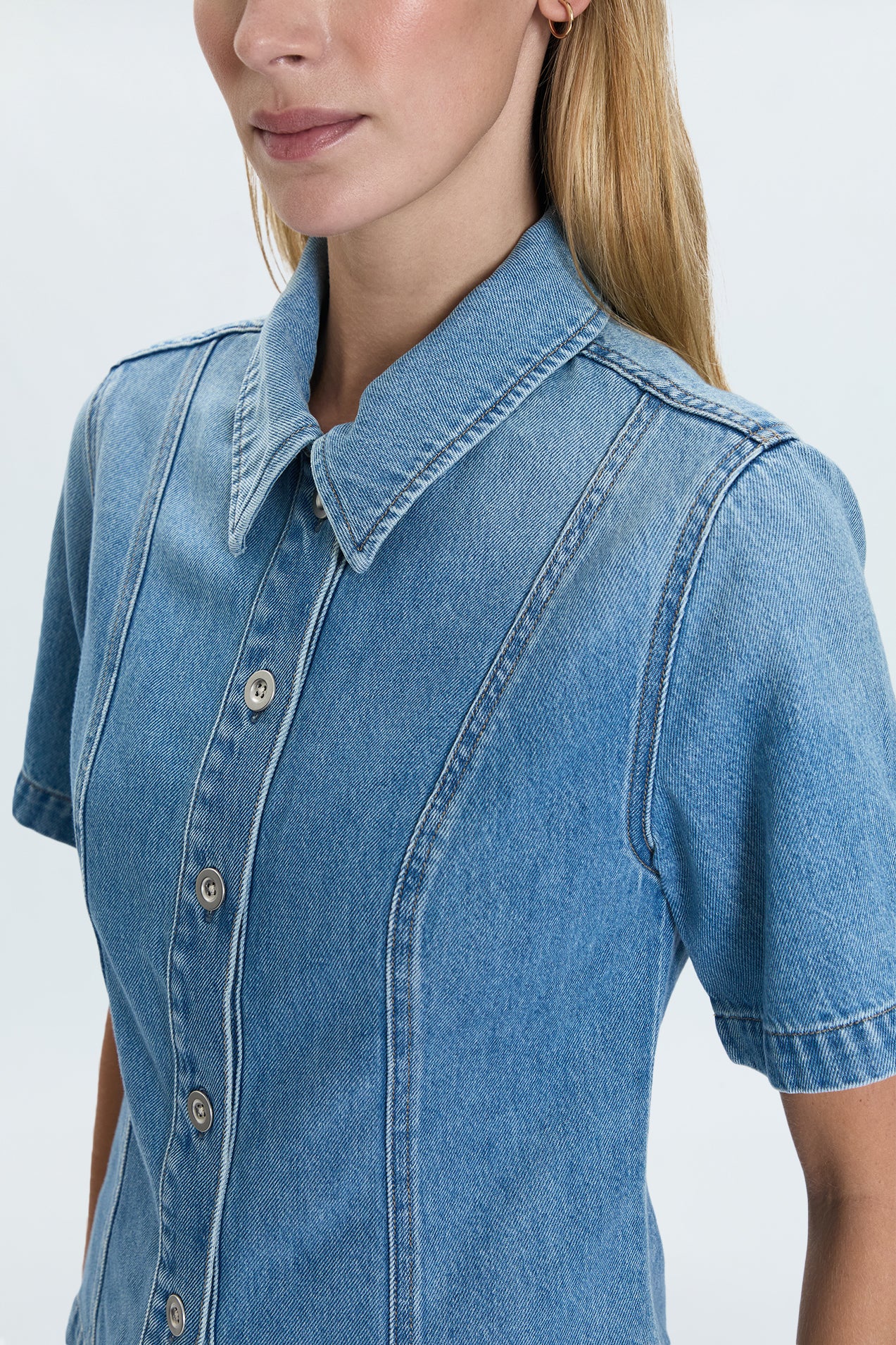 Cyndi Denim Shirt - Palo Alto
