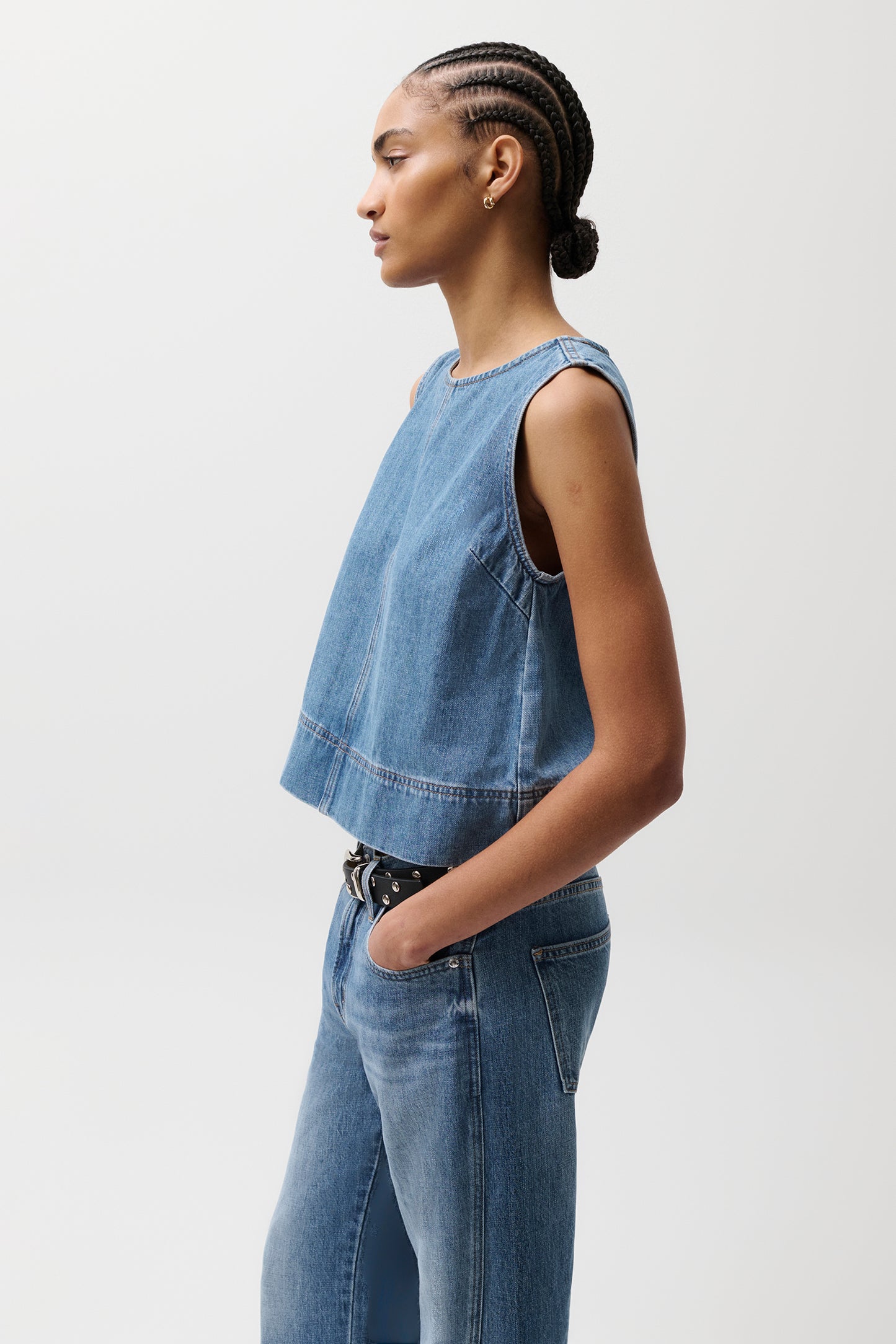 Pistola Rue Swing Shirt - Sail Away jeans