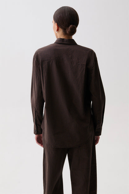 Mila Button Down Wrap Top - Hot Toddy