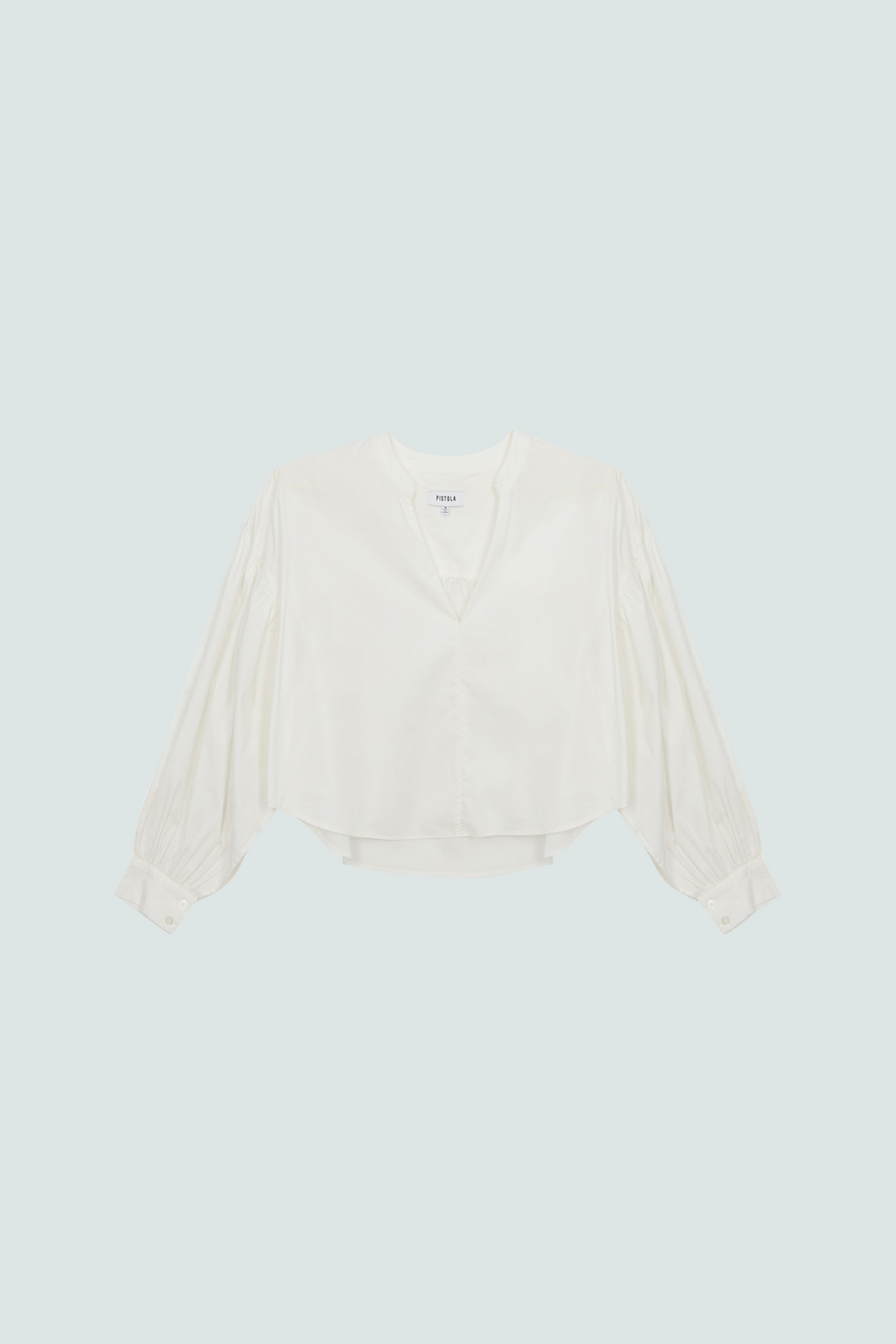Lou Puff Sleeve Shirt - Le Blanc