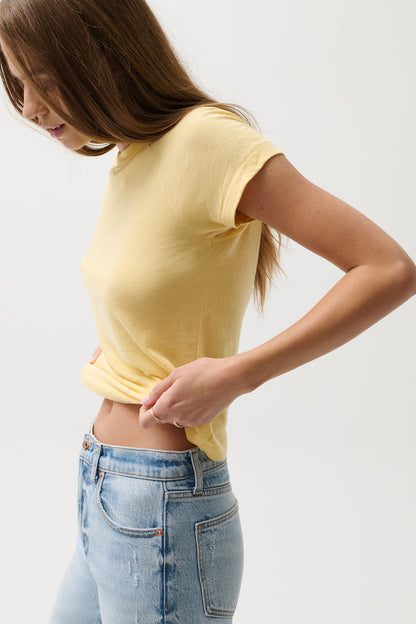 Ryn Baby Tee - Light Turmeric