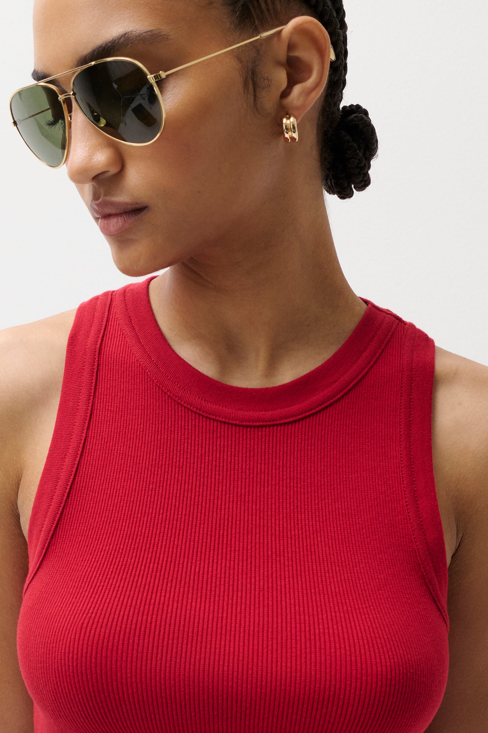 Nissi Tank Top - Racer Red – Pistola Denim