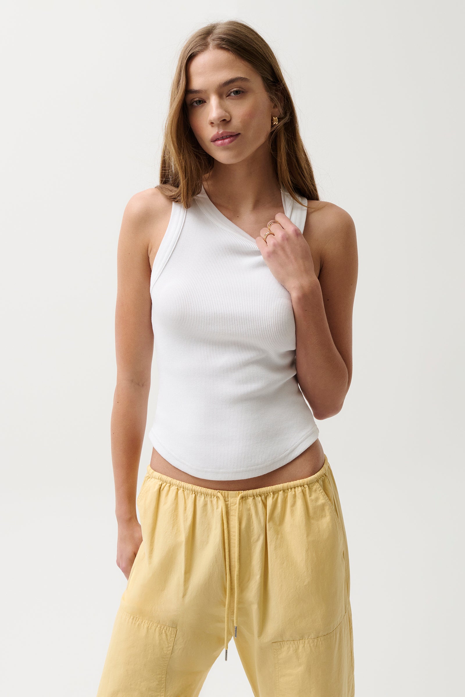 Nissi Tank Top - Soft White – Pistola Denim
