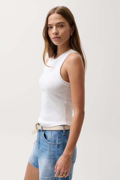 Nissi Tank Top - Soft White