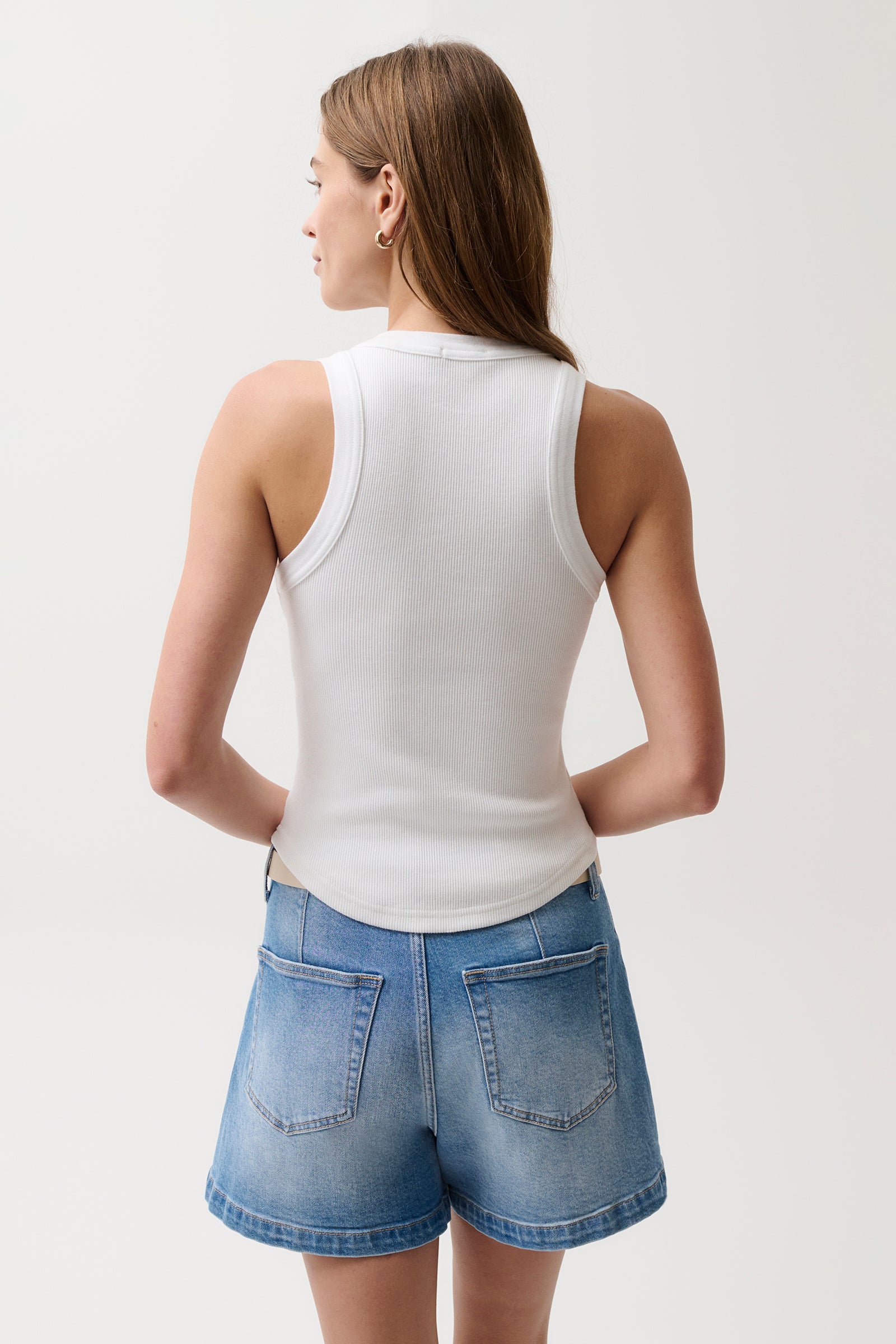 Nissi Tank Top - Soft White – Pistola Denim