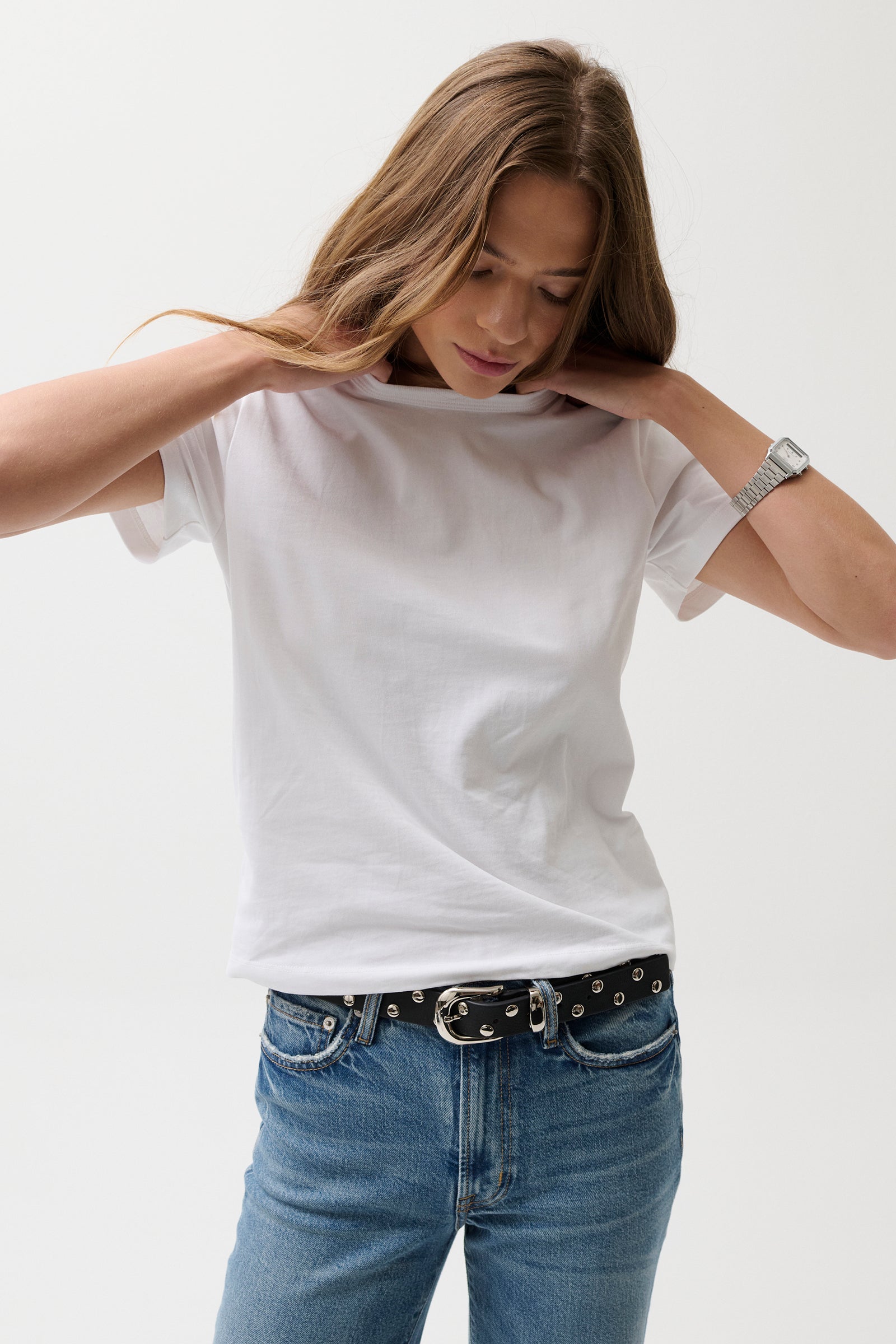 Alba Baby Tee - Le Blanc – Pistola Denim