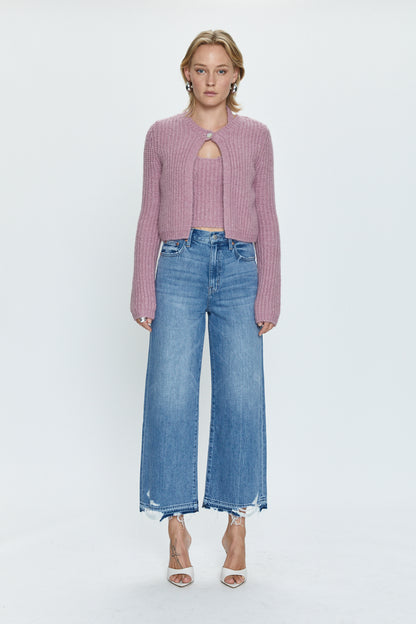 Loretta High Rise Wide Leg Ankle Jean - Revaler Vintage