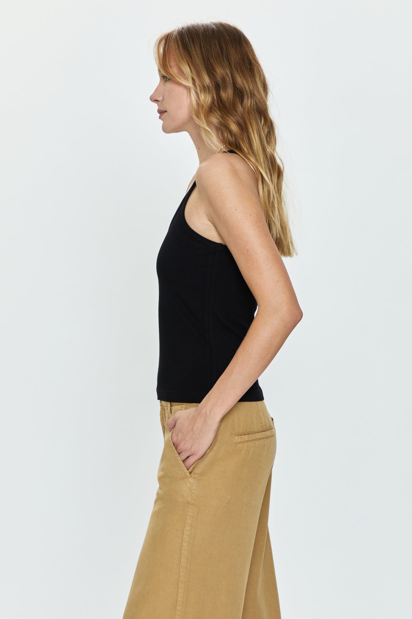 Paloma Knit Cropped Tank ブラック　フリーサイズ Paloma Knit Cropped Tank ブラックフリーサイズ