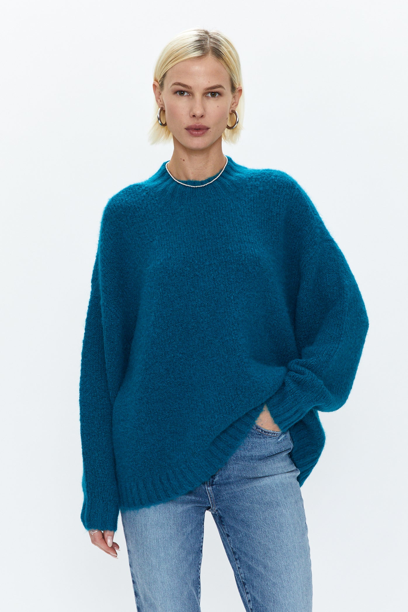 Carlen Mock Neck Sweater - Atlas