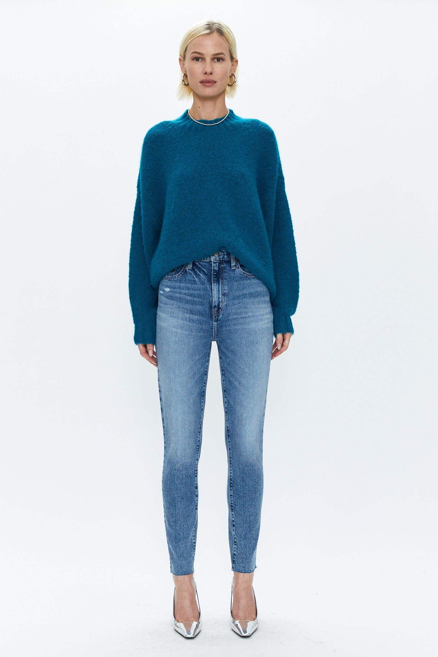 Carlen Mock Neck Sweater - Atlas