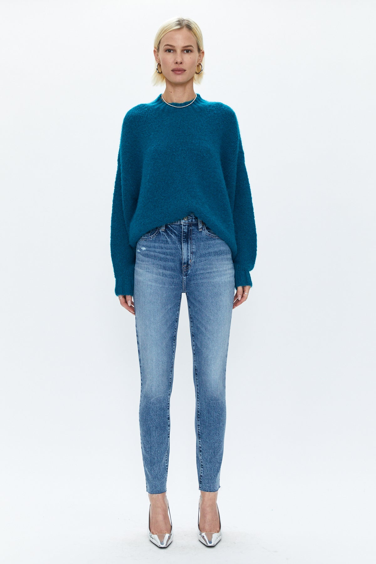 Carlen Mock Neck Sweater - Atlas