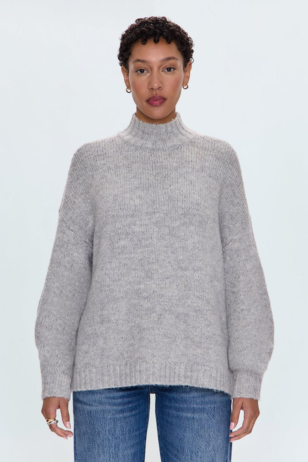 Carlen Sweater - Heather Grey – Pistola Denim