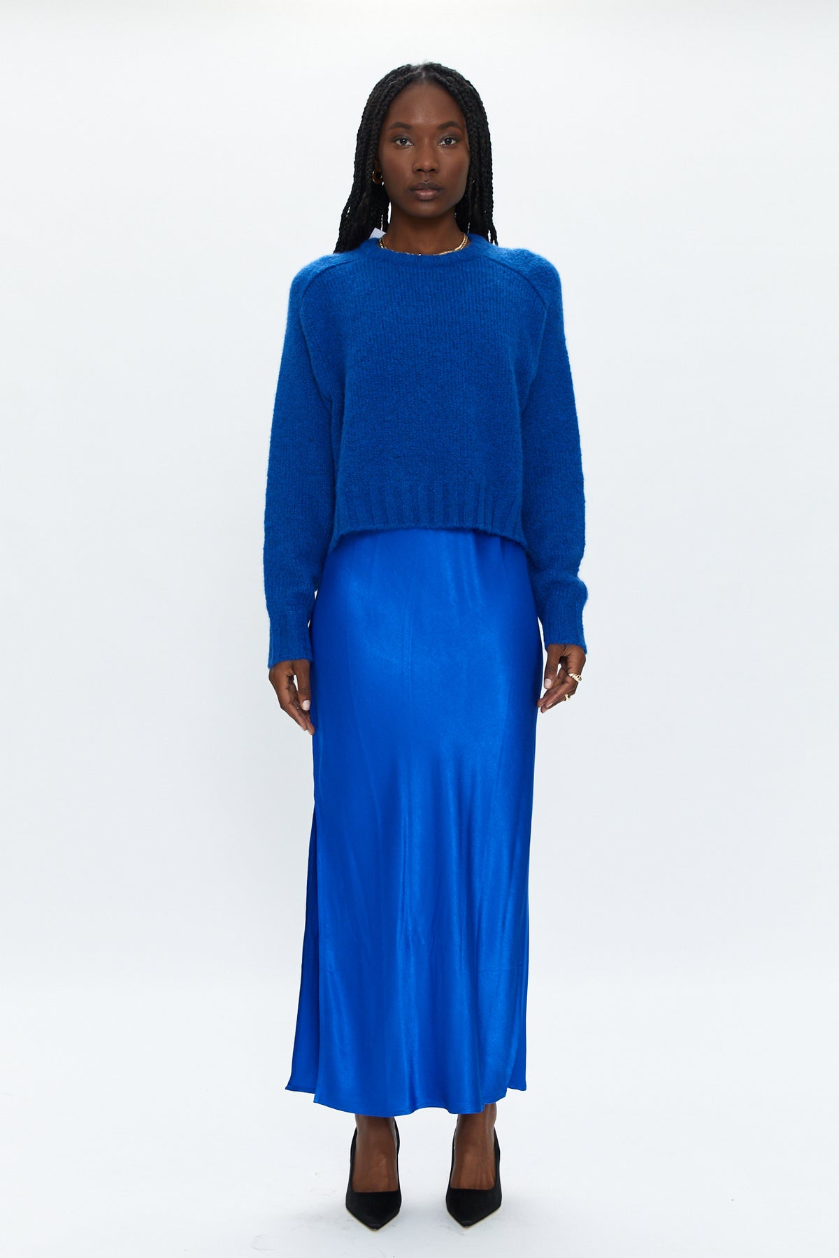 Adina Everyday Sweater - Cobalt