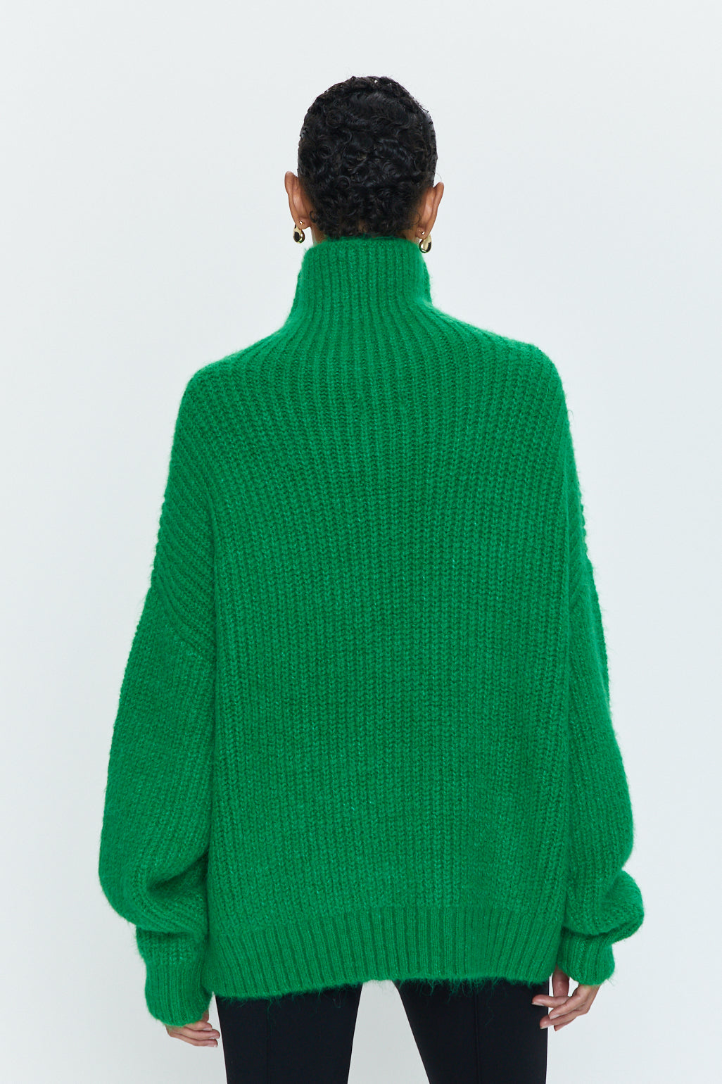 Ashley Turtleneck Sweater - Fern