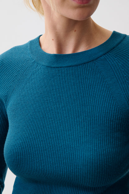 Juno Featherweight Sweater - Deep Teal