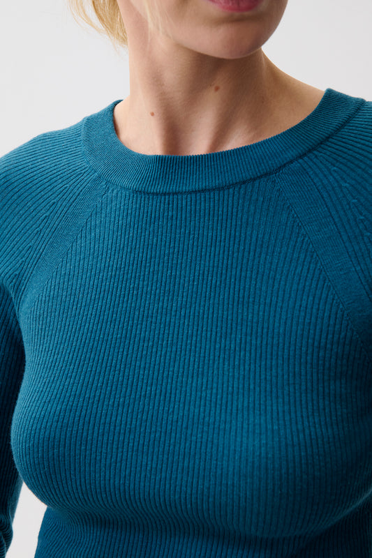Juno Featherweight Sweater - Deep Teal