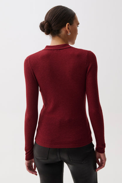 Korey Featherweight Cardigan - Barolo
