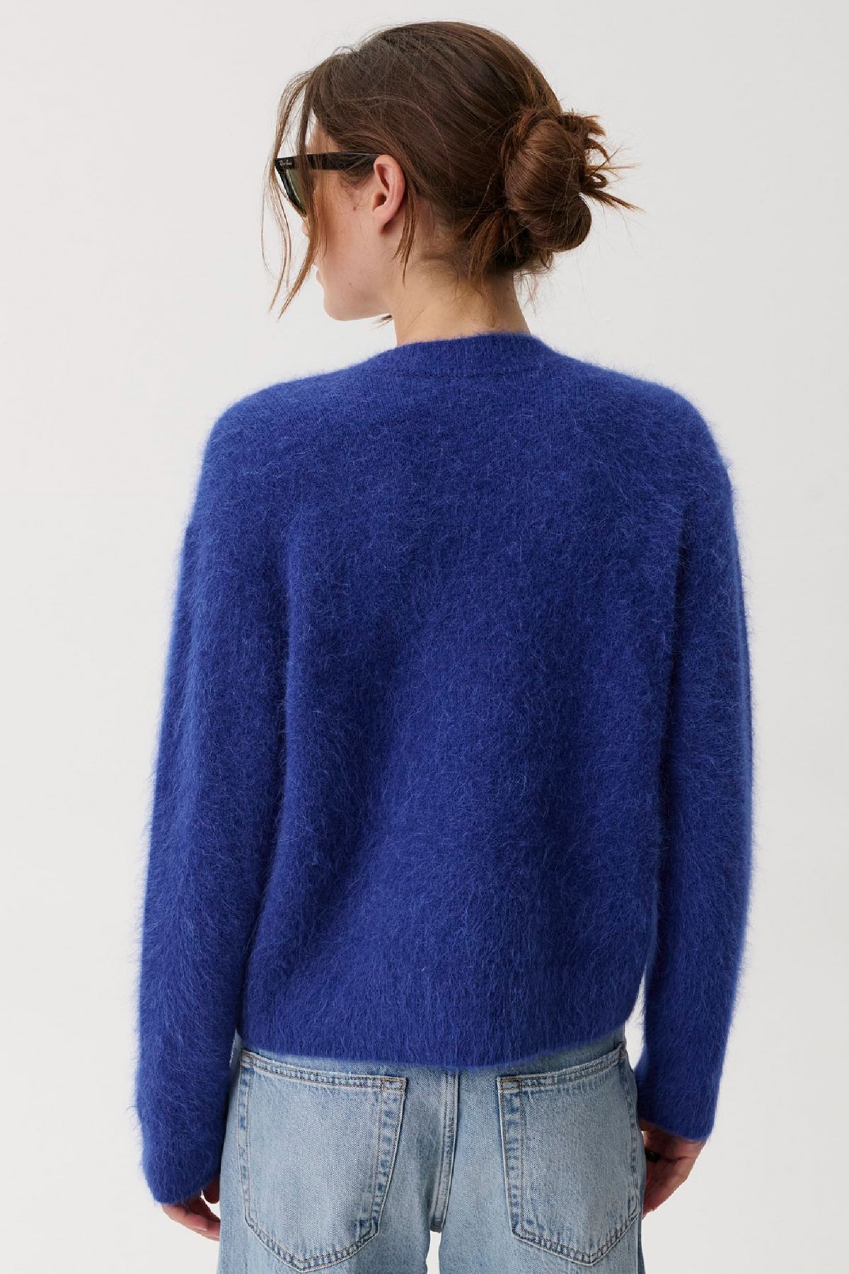 Kit V-Neck Pullover Sweater - Sapphire
