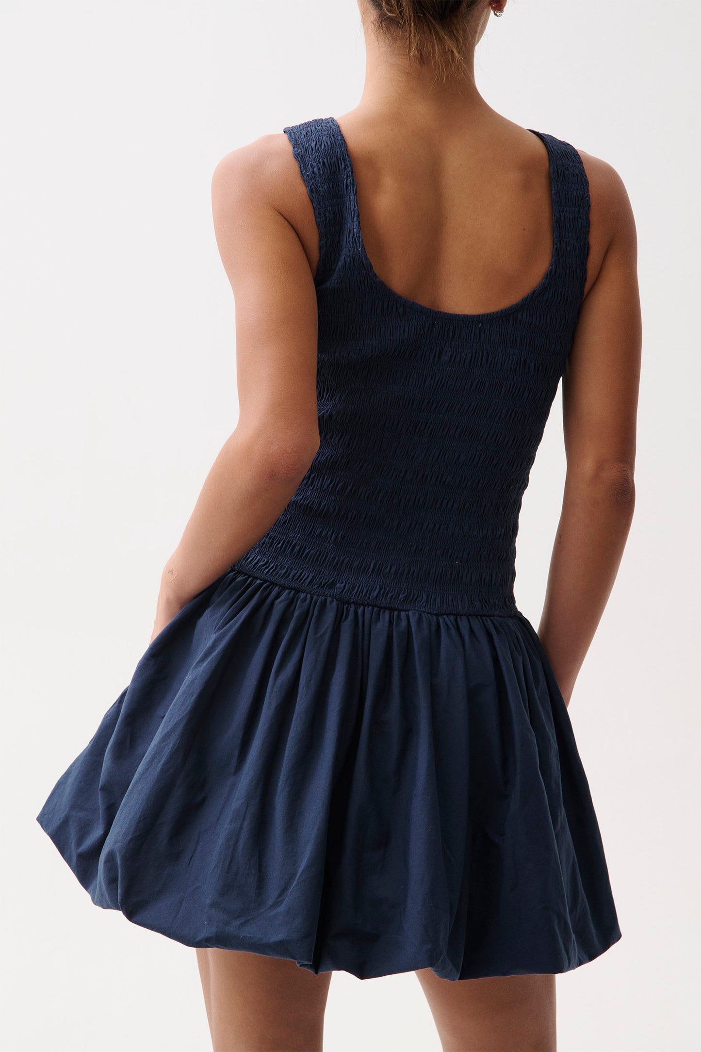 Ilona Bubble Hem Dress - Peacoat