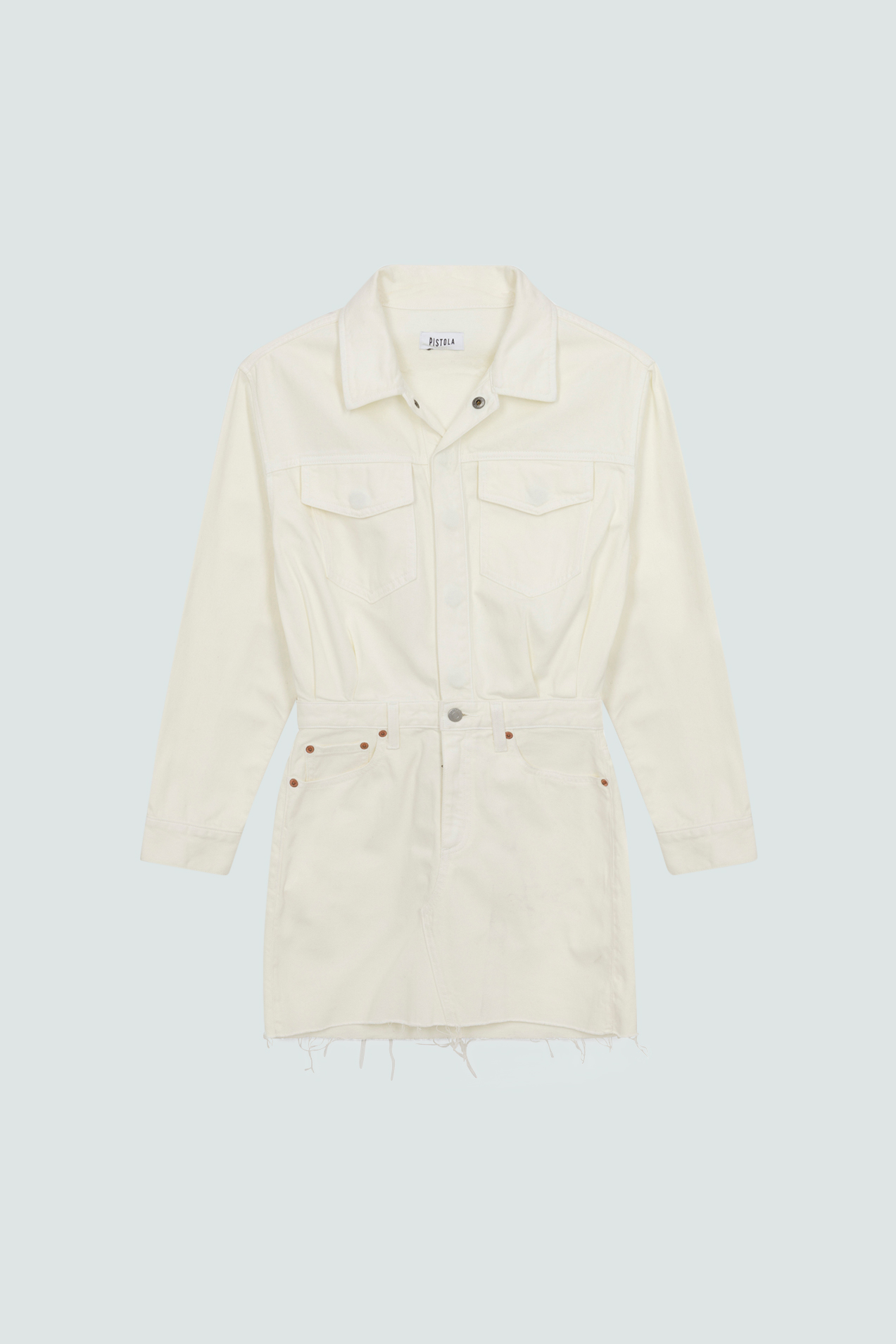Nina Mini Dress - Eggshell