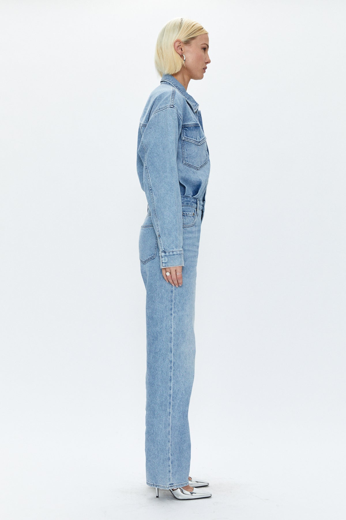 Nikkie Long Sleeve Jumpsuit - Savoy