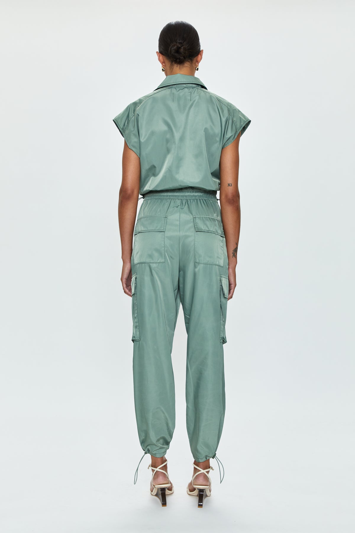 Jade Cargo Jumpsuit - Bluff