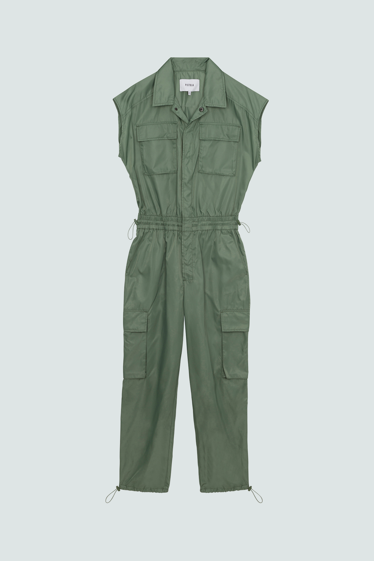 Jade Cargo Jumpsuit - Bluff