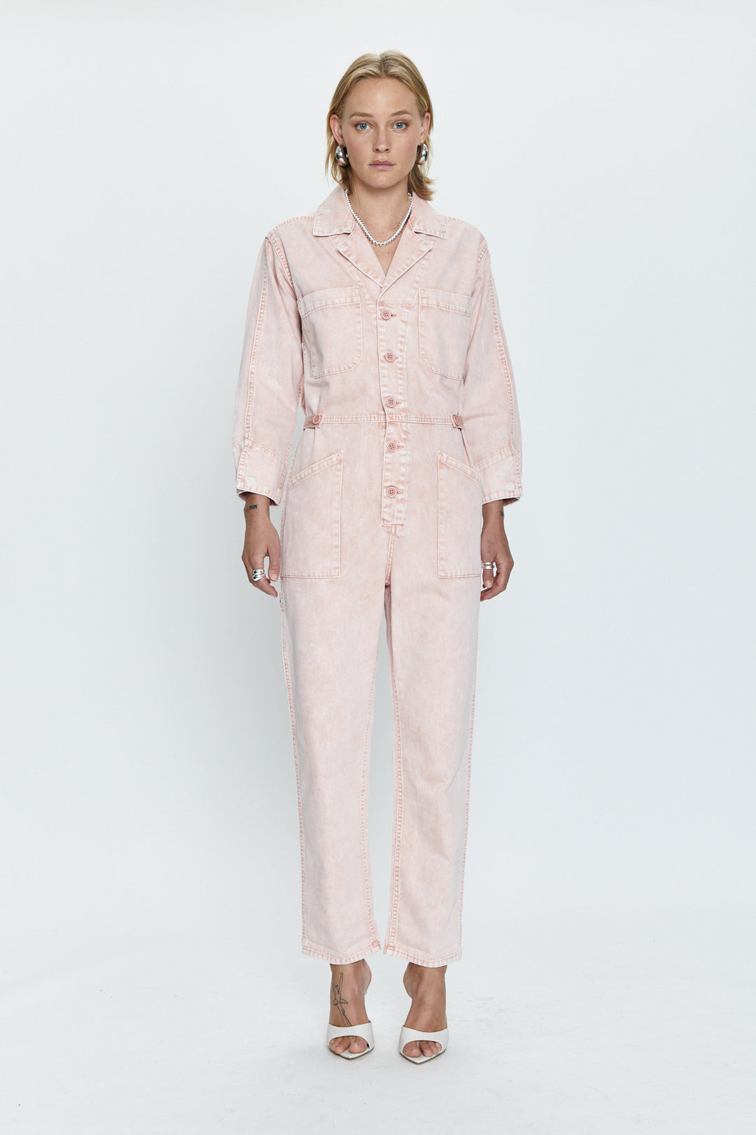 Tanner Long Sleeve Field Suit - Mellow Rose Snow