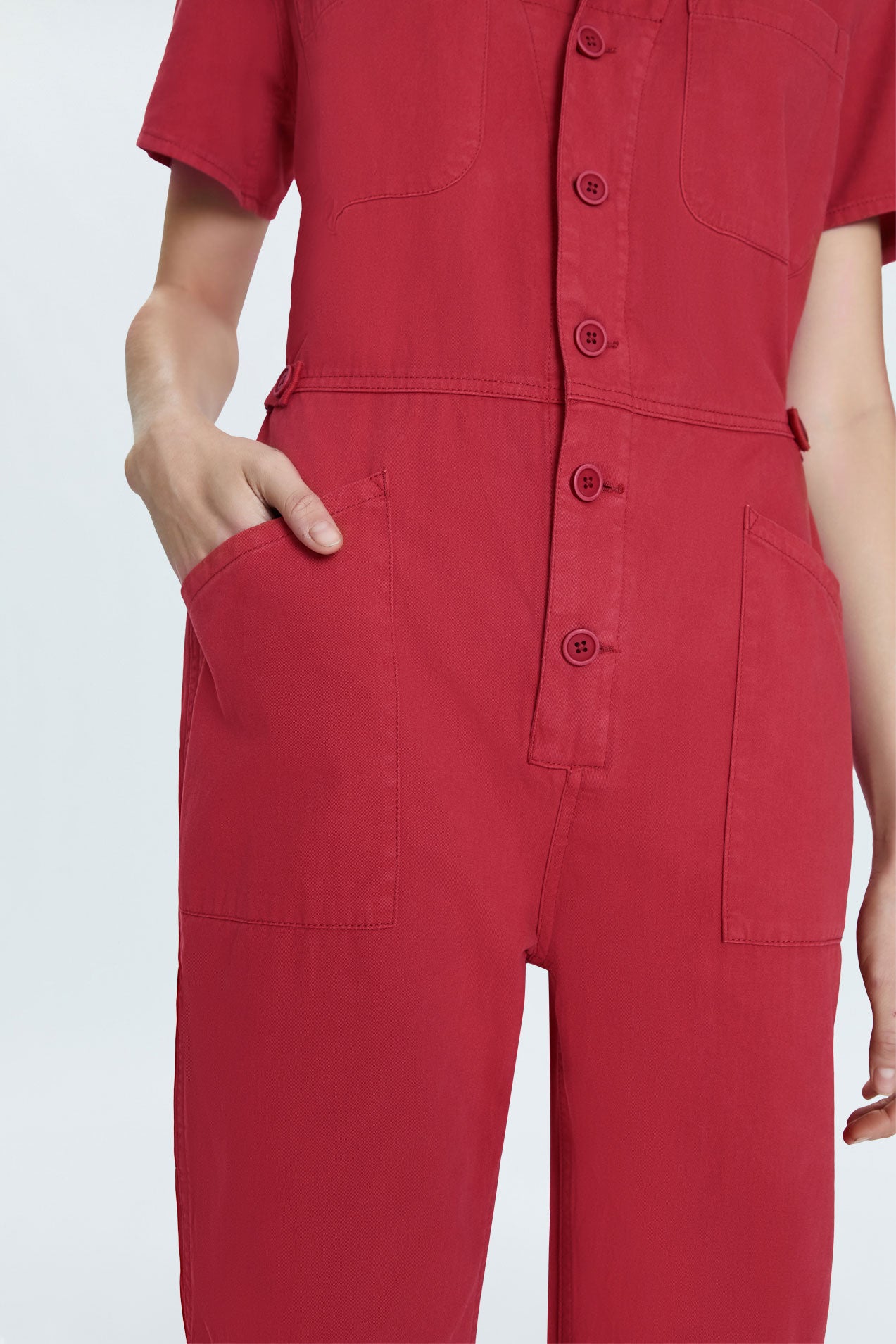 Grover Jumpsuit - Rouge