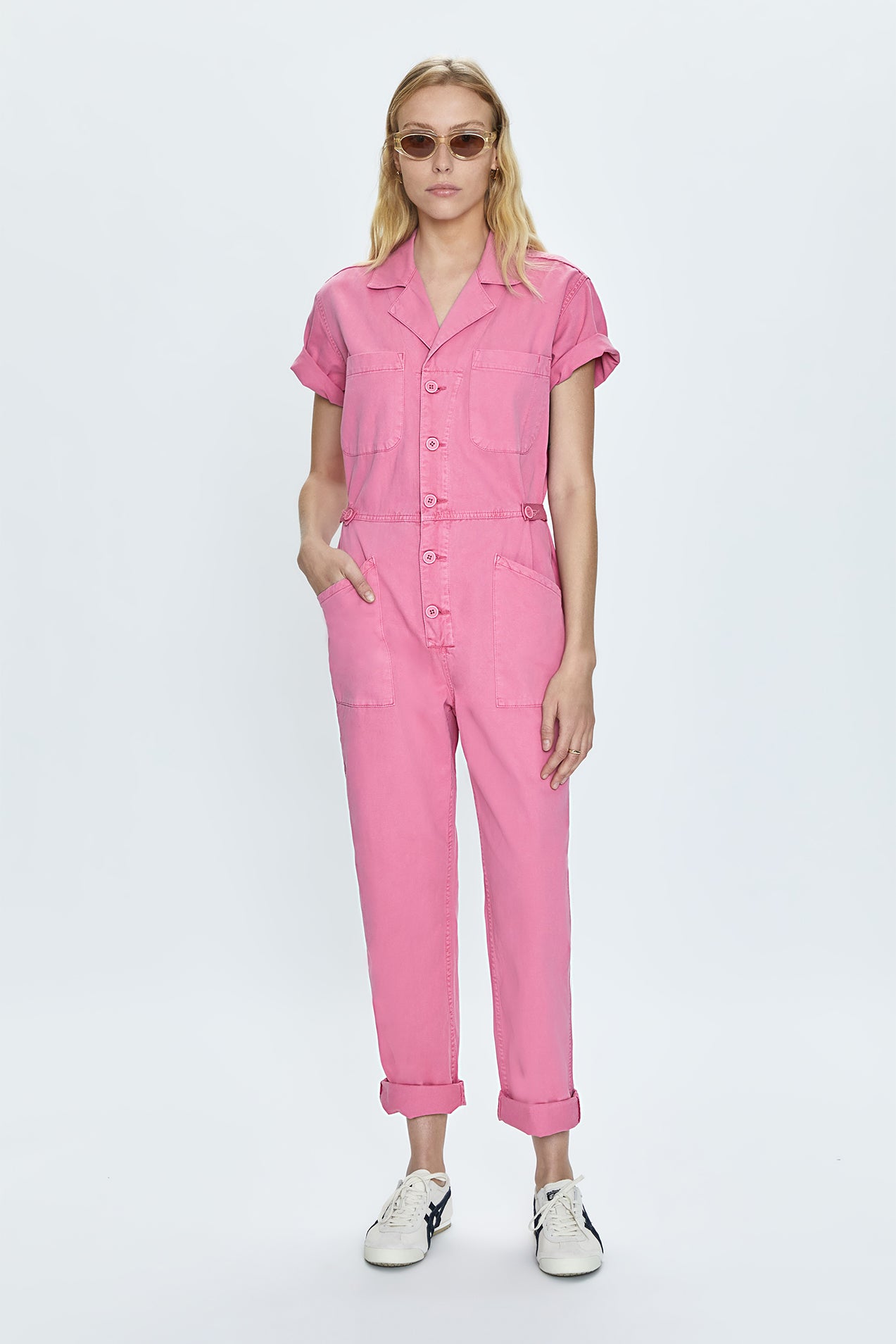 Grover Jumpsuit - Flamingo