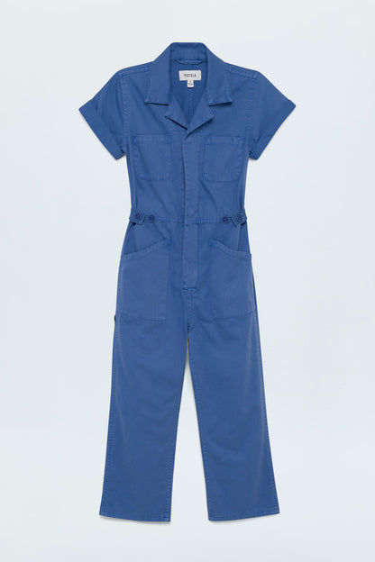 Little Grover Playsuit - Ocean Blue