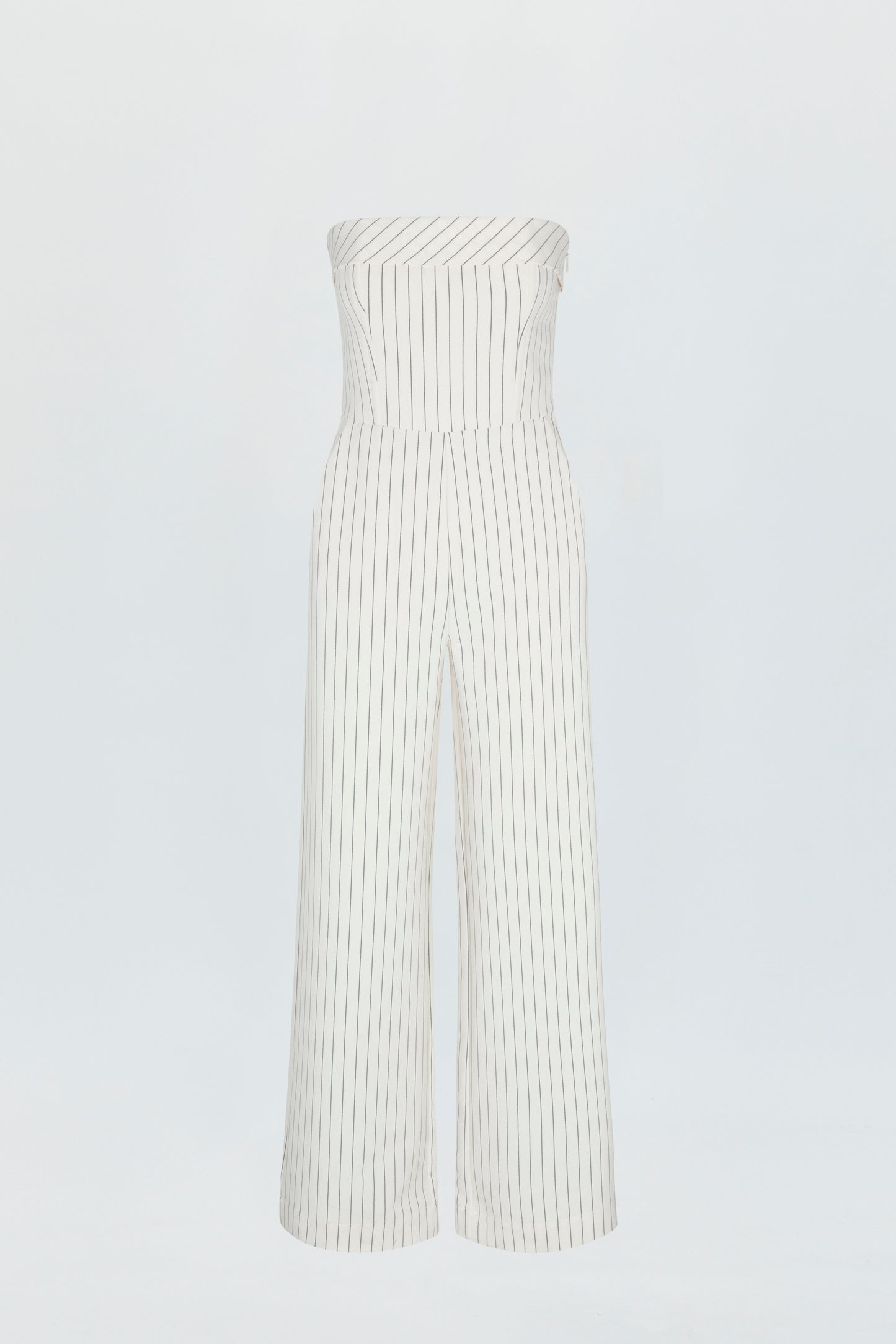 Valentina Jumpsuit - Le Blanc Pinstripe