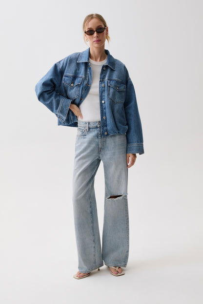 Bibi Blouson Trucker Jacket - Heartfelt