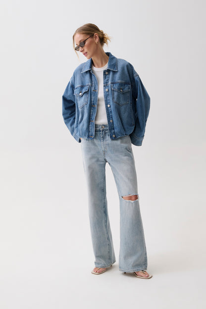 Bibi Blouson Trucker Jacket - Heartfelt