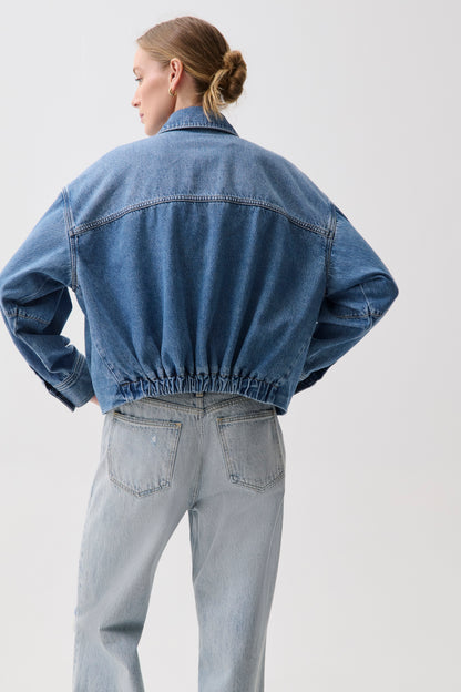 Bibi Blouson Trucker Jacket - Heartfelt
