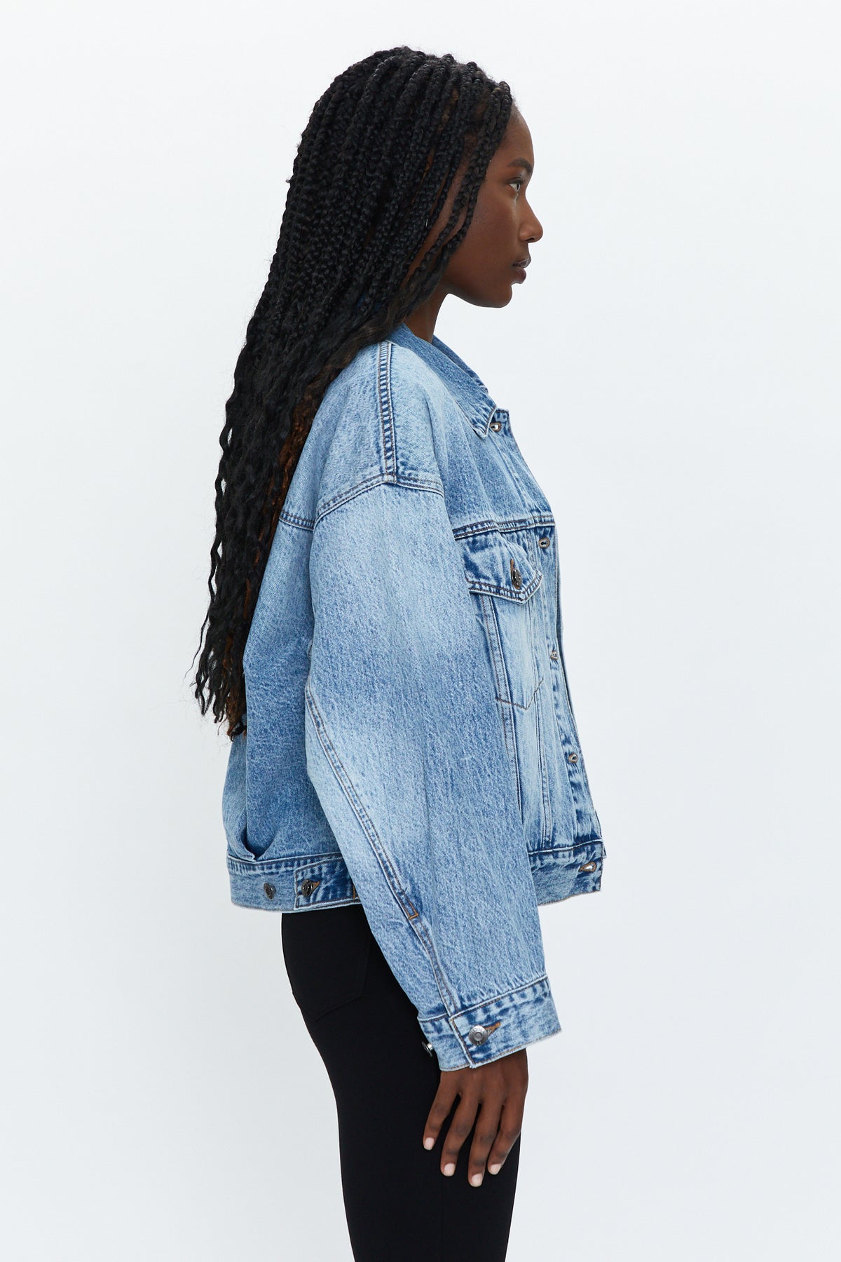 Margot Oversized Denim Jacket - Dover