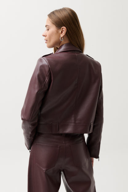 Bex Shrunken Jacket - Cabernet
