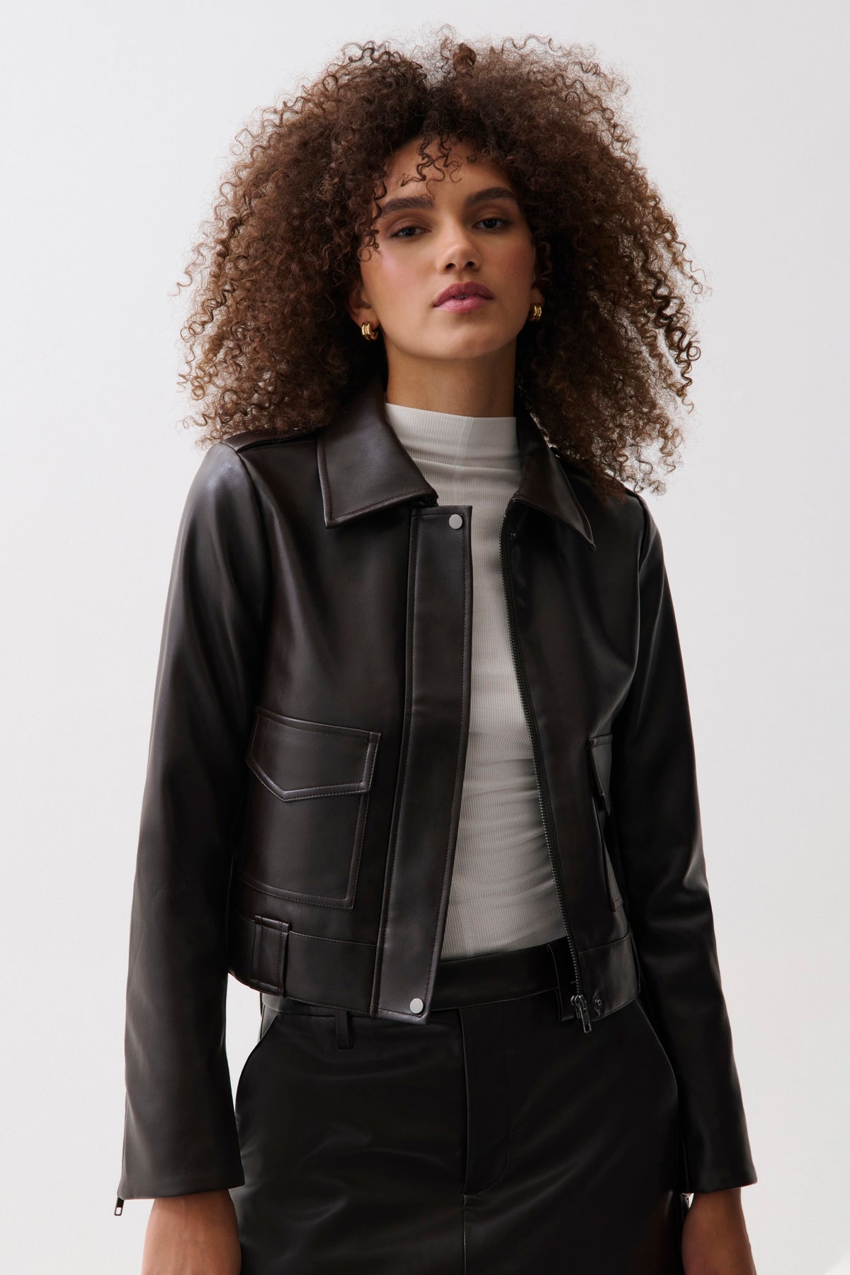 Bex Shrunken Jacket - French Roast
