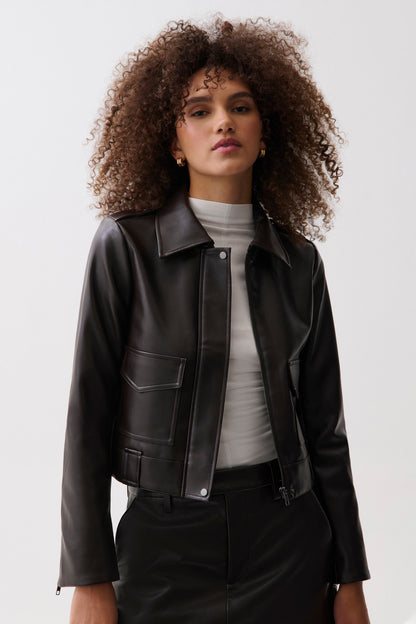 Bex Shrunken Jacket - French Roast