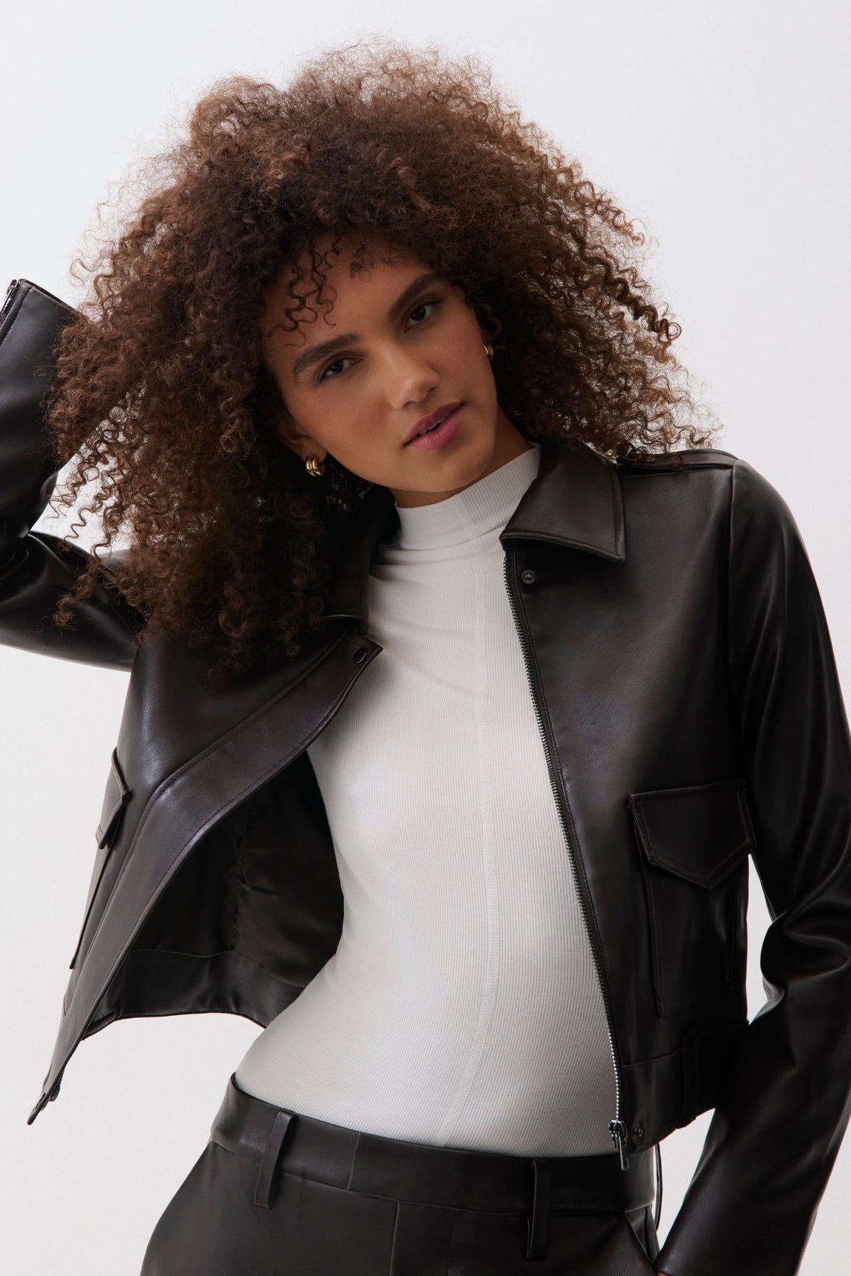 Bex Shrunken Jacket - French Roast