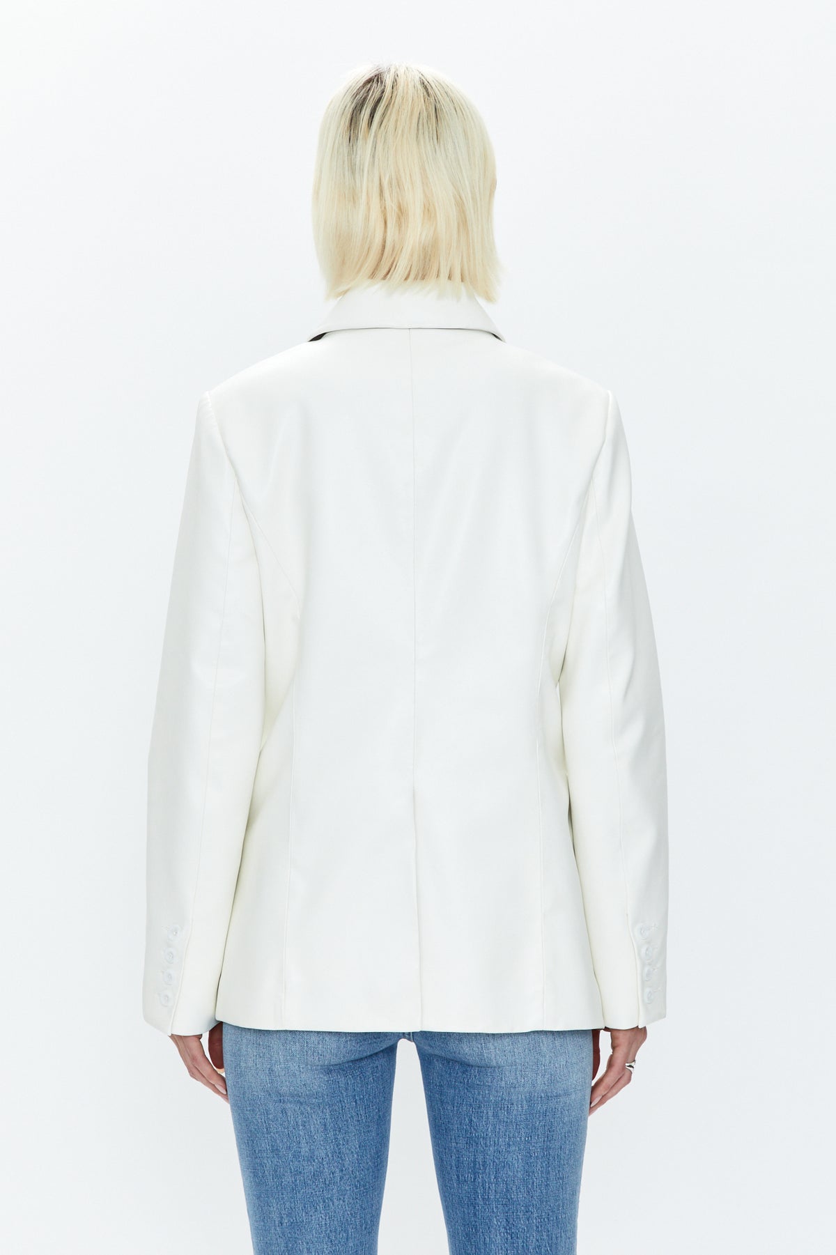 Joni Fitted Blazer - Ivory