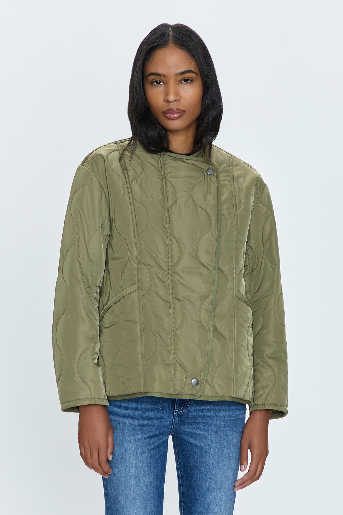Elva Quilted Jacket - Admiral