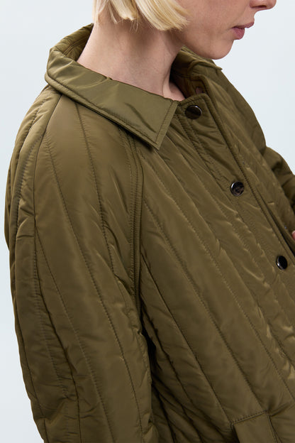 Sawyer Quilted Barn Jacket - Olive