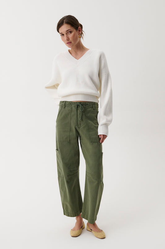 Sabrina Curved Utility Pants - Meadow