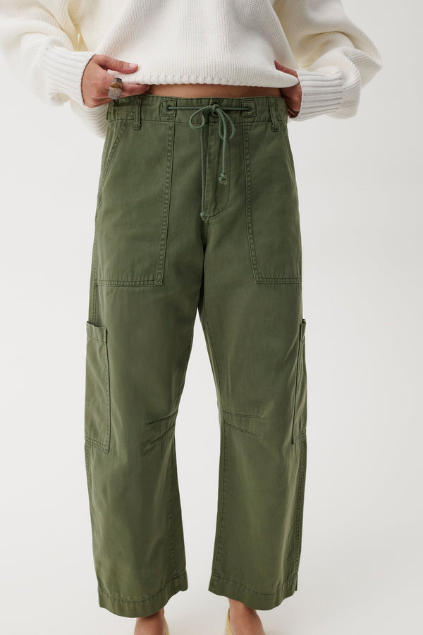 Sabrina Curved Utility Pants - Meadow