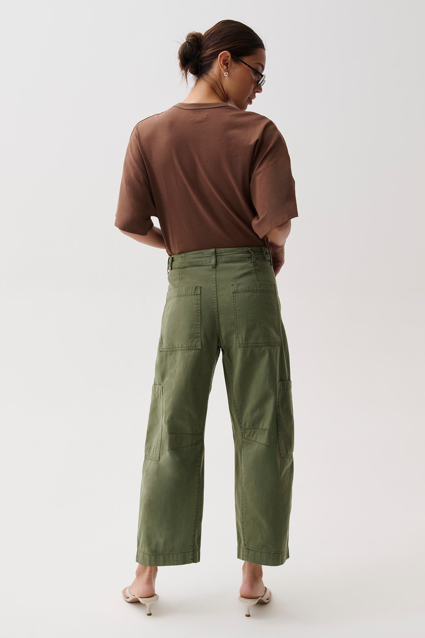 PETITE Sabrina Curved Utility Pants - Meadow