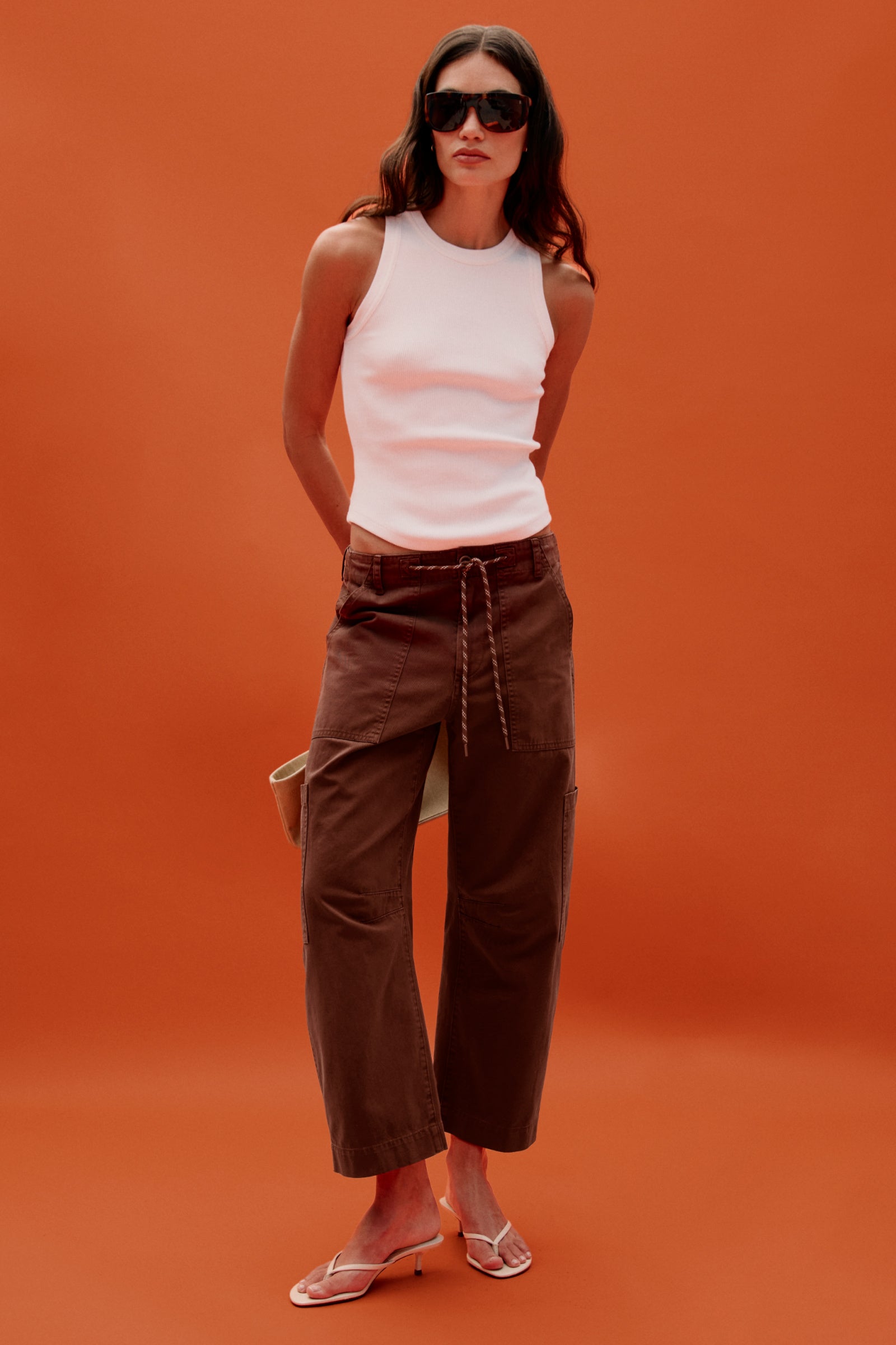 Sabrina Curved Utility Pants - Lindt – Pistola Denim