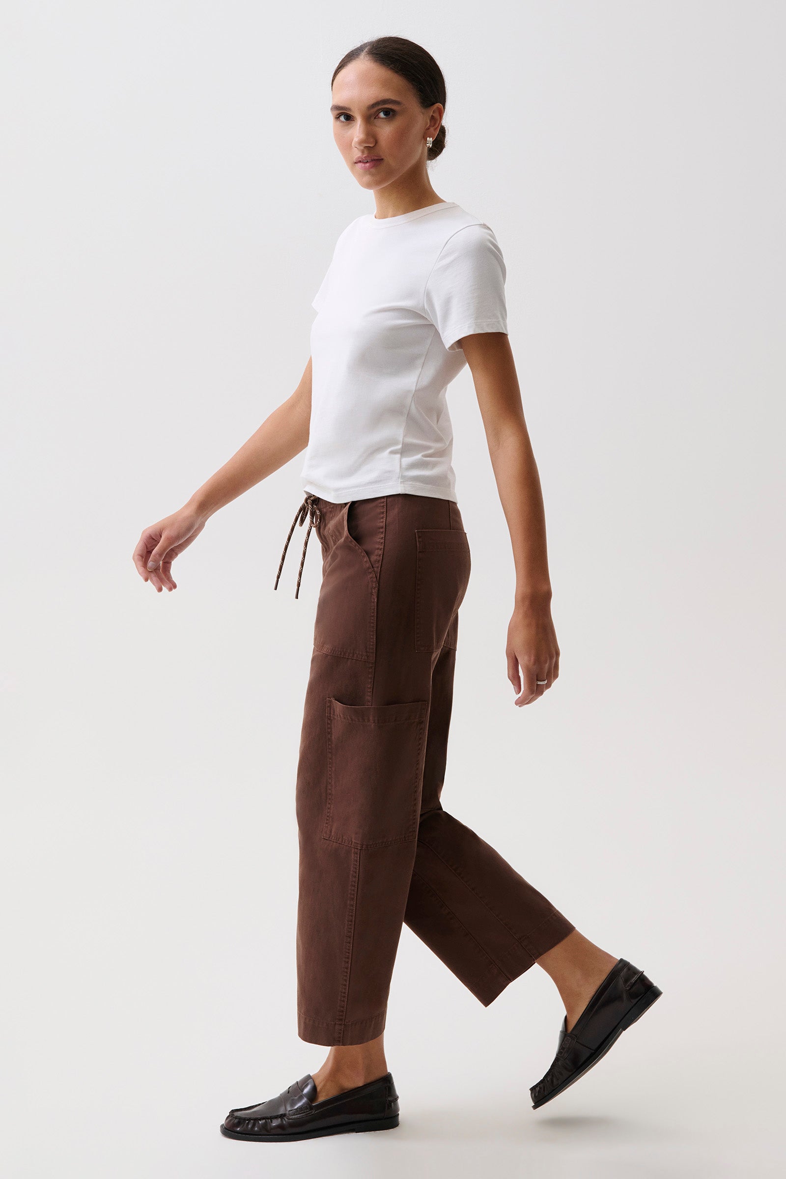 Sabrina Curved Utility Pants - Lindt – Pistola Denim
