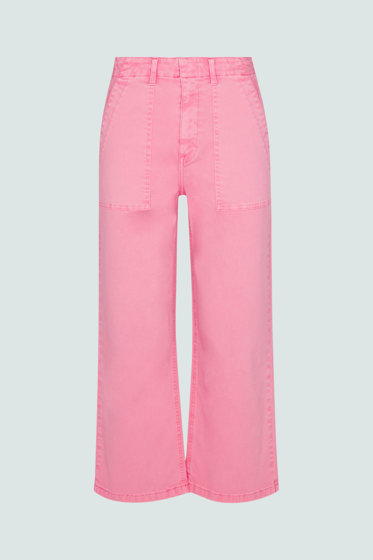 Sophia Wide Leg Trouser - Peony Pink